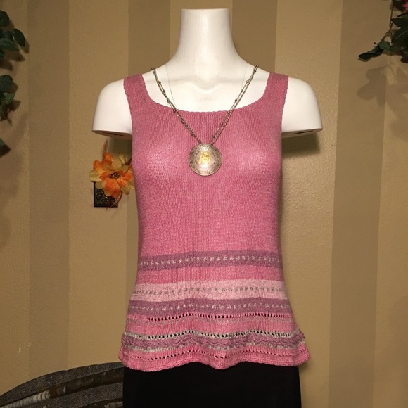 ❤️Lovely Sigrid Olson Sport blush cotton cami